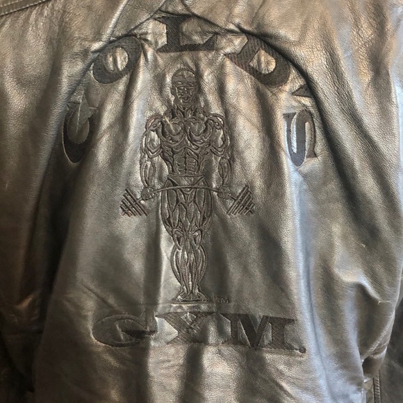 Gold’s Gym Leather Moto Jacket with Belt - Picture 8 of 15